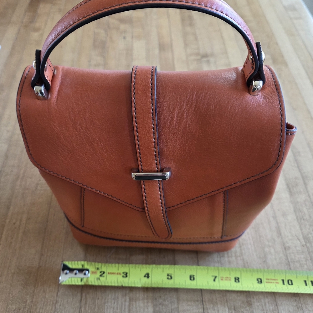 Italian Leather Handbag / Crossbody Bag Handmade By Divina Firenze - Picture 14 of 15